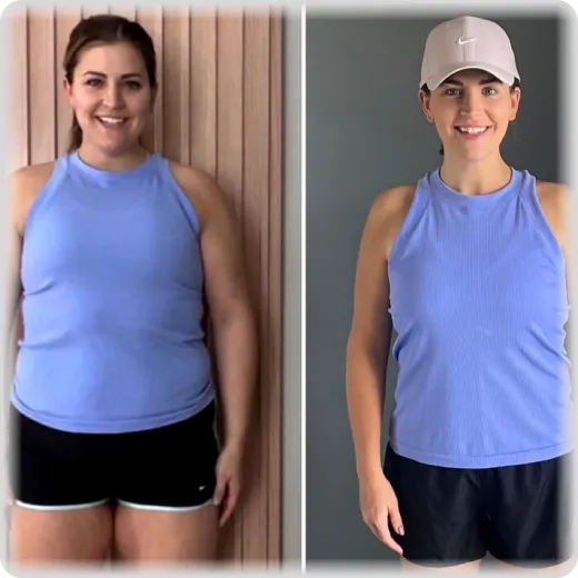 Weight loss transformation - 60 lbs lost in less than 12 months