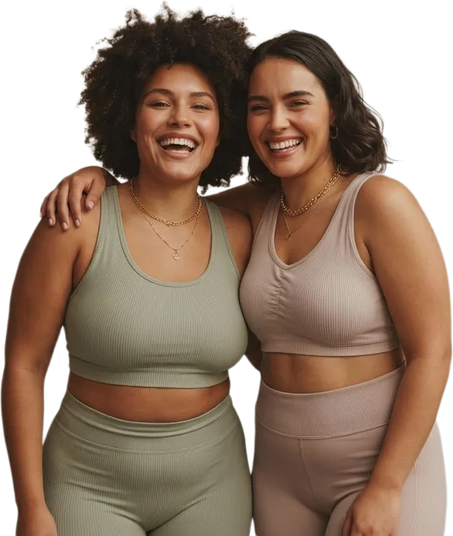 Two altRx members smiling together